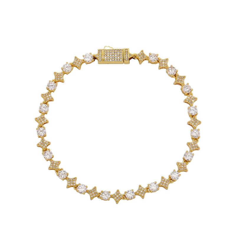 Bijoux  Femme | Bracelet 4G En Métal Avec Cristaux Accessoires Bijoux