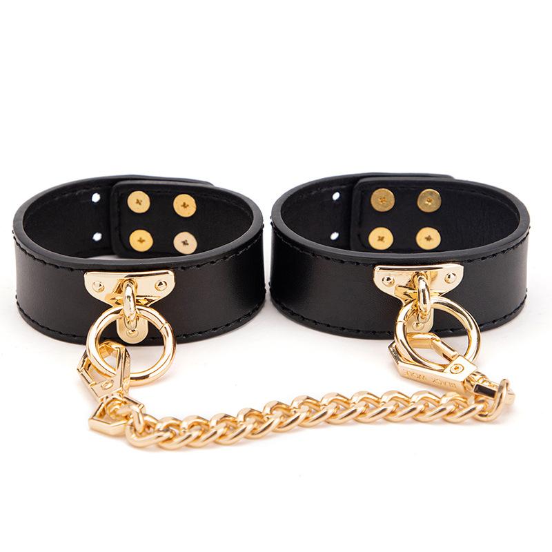 Bijoux  Femme | Bracelet Lock Mini En Métal Et Cuir Accessoires Bijoux