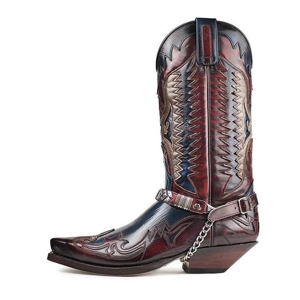 Bottes & Bottines  Femme | Bottines Shark Lock Cowboy En Cuir Et Python Bottes & Bottines BEIGE