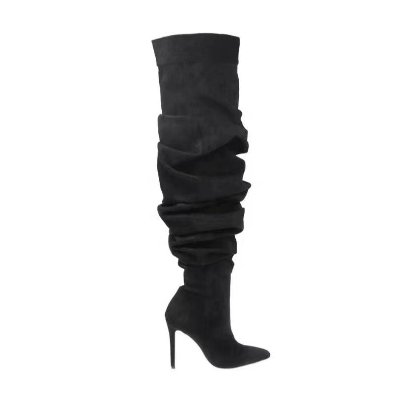 Bottes & Bottines  Femme | Bottines Shark Lock Stiletto En Suède Bottes & Bottines Bottes & Bottines