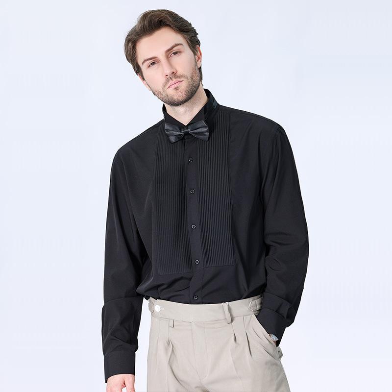 Chemises  Homme | Chemise En Soie Avec Plastron Chemises Chemises