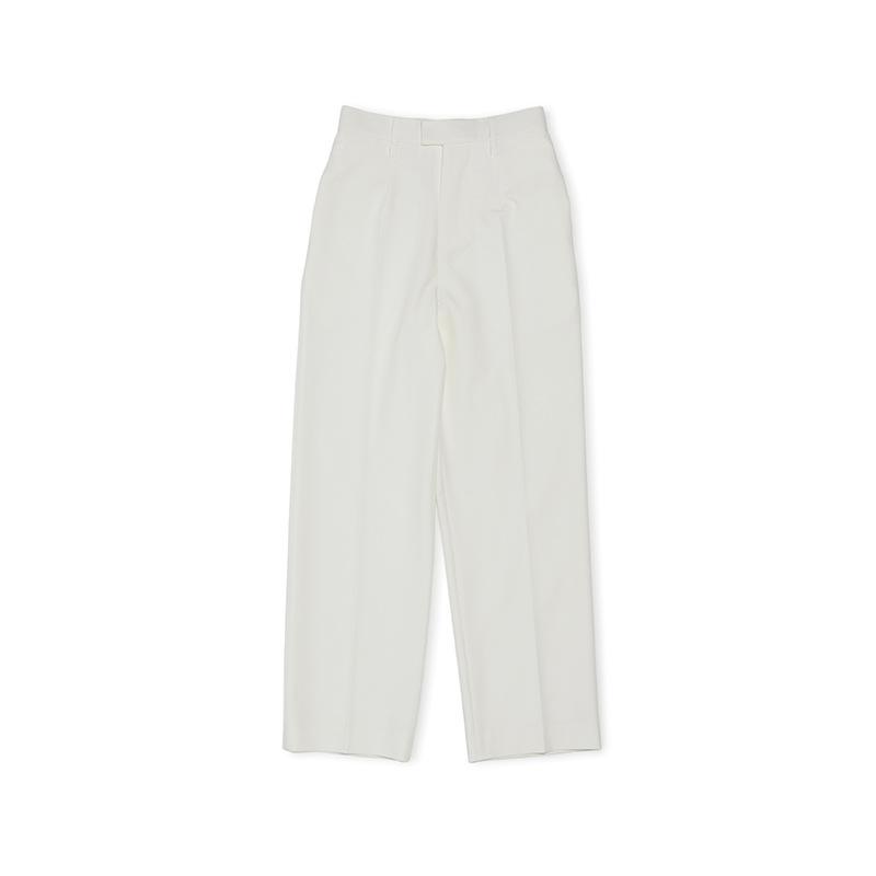 Pantalons & Shorts  Homme | Pantalon Extra Large En Laine Et Mohair Homme BLANC