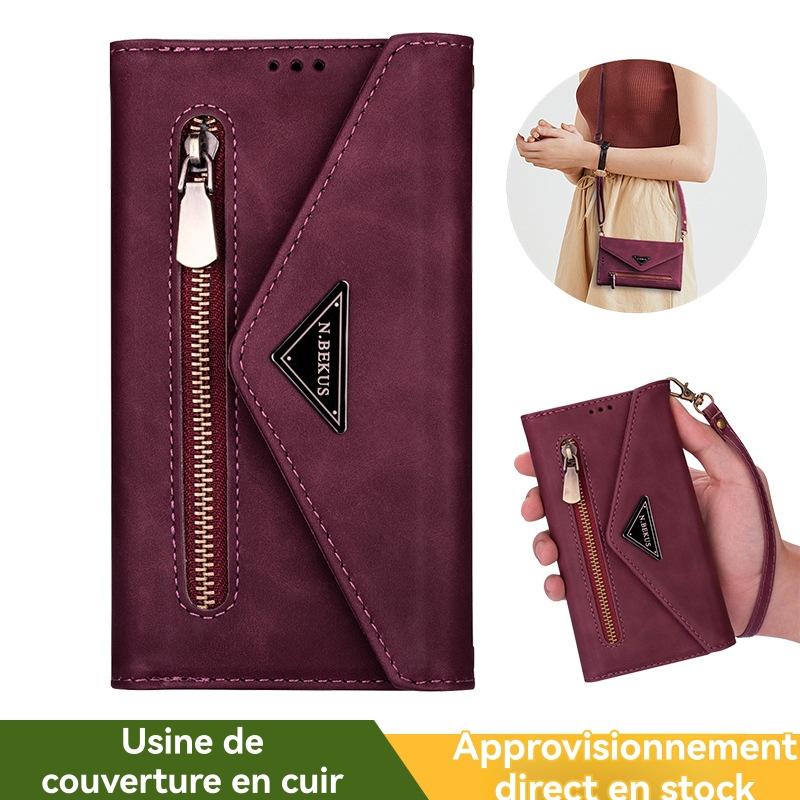 Petite Maroquinerie  Homme | Porte-Cartes Zippé G-Trail En Cuir Homme Homme