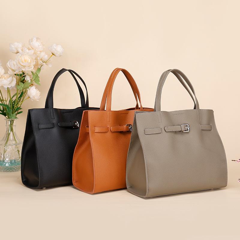 Sacs Porté Épaule  Femme | Cabas Voyou Medium En Cuir Femme Femme