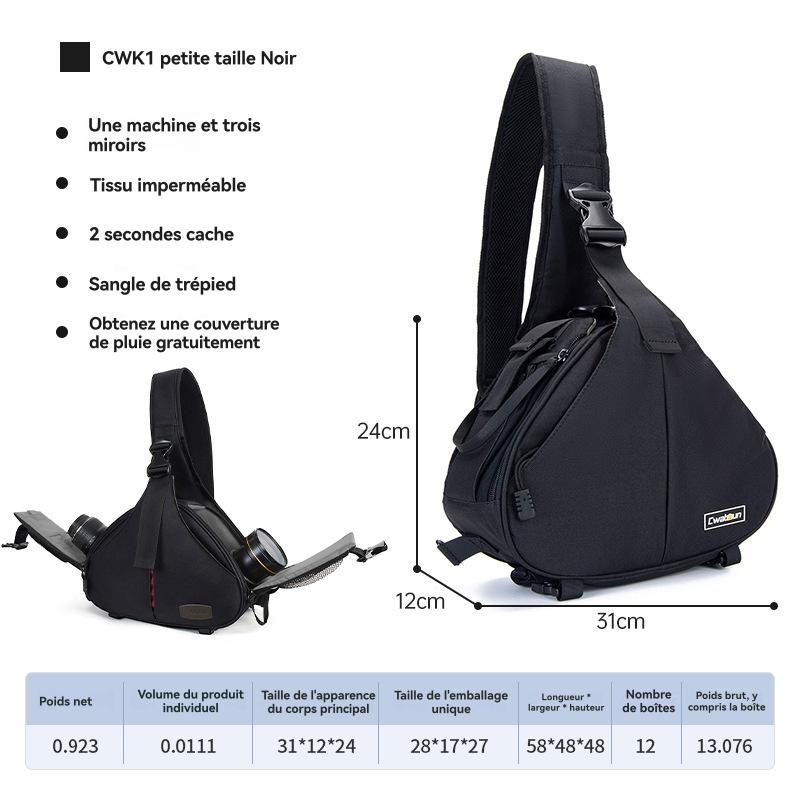 Sacs Porté Croisé  Homme | Sac G-Zip Triangle Petit Modèle En Nylon G-Zip G-Zip