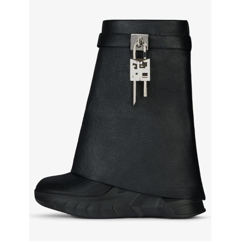 Shark Lock  Femme | Bottines Shark Lock En Cuir Bottes & Bottines Bottes & Bottines